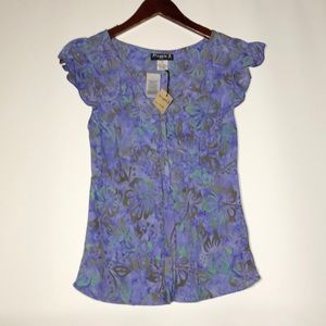 NWT Cute Maggie B. extra small blouse